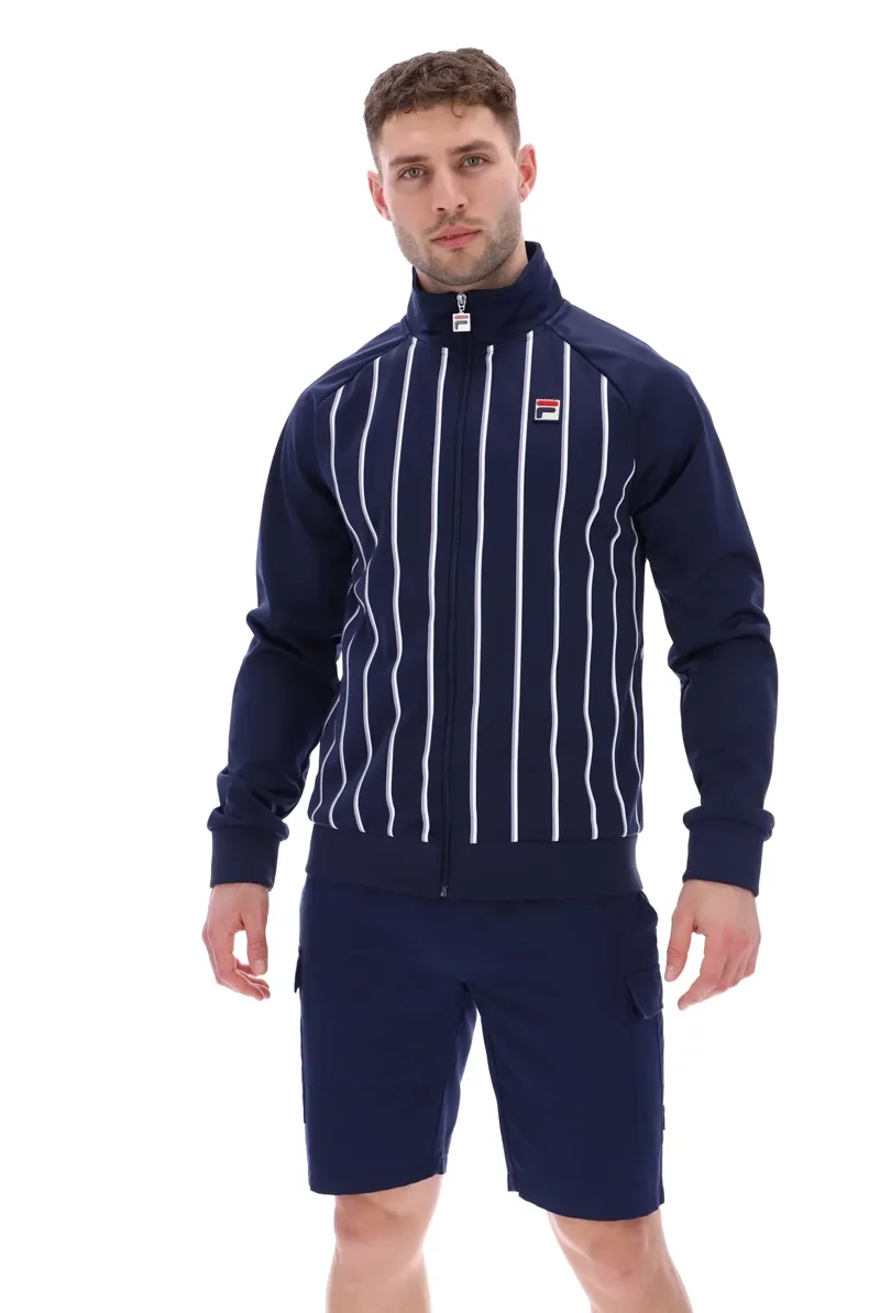 Fila Hudson Striped Track Top Navy XL ONLY LAST ONE-3