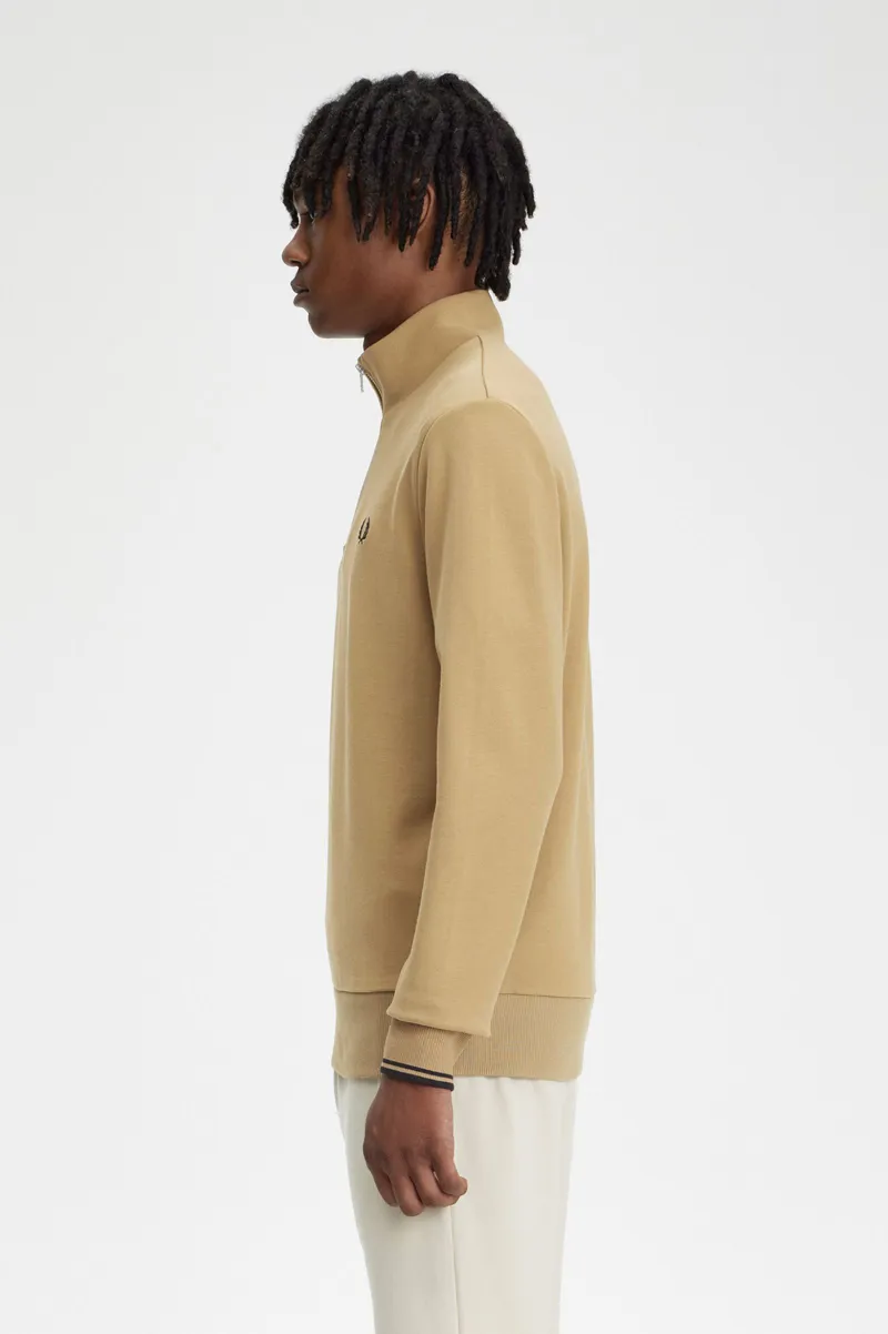 Fred Perry Half Zip Sweatshirt Warm Stone XXL ONLY LAST ONE-3