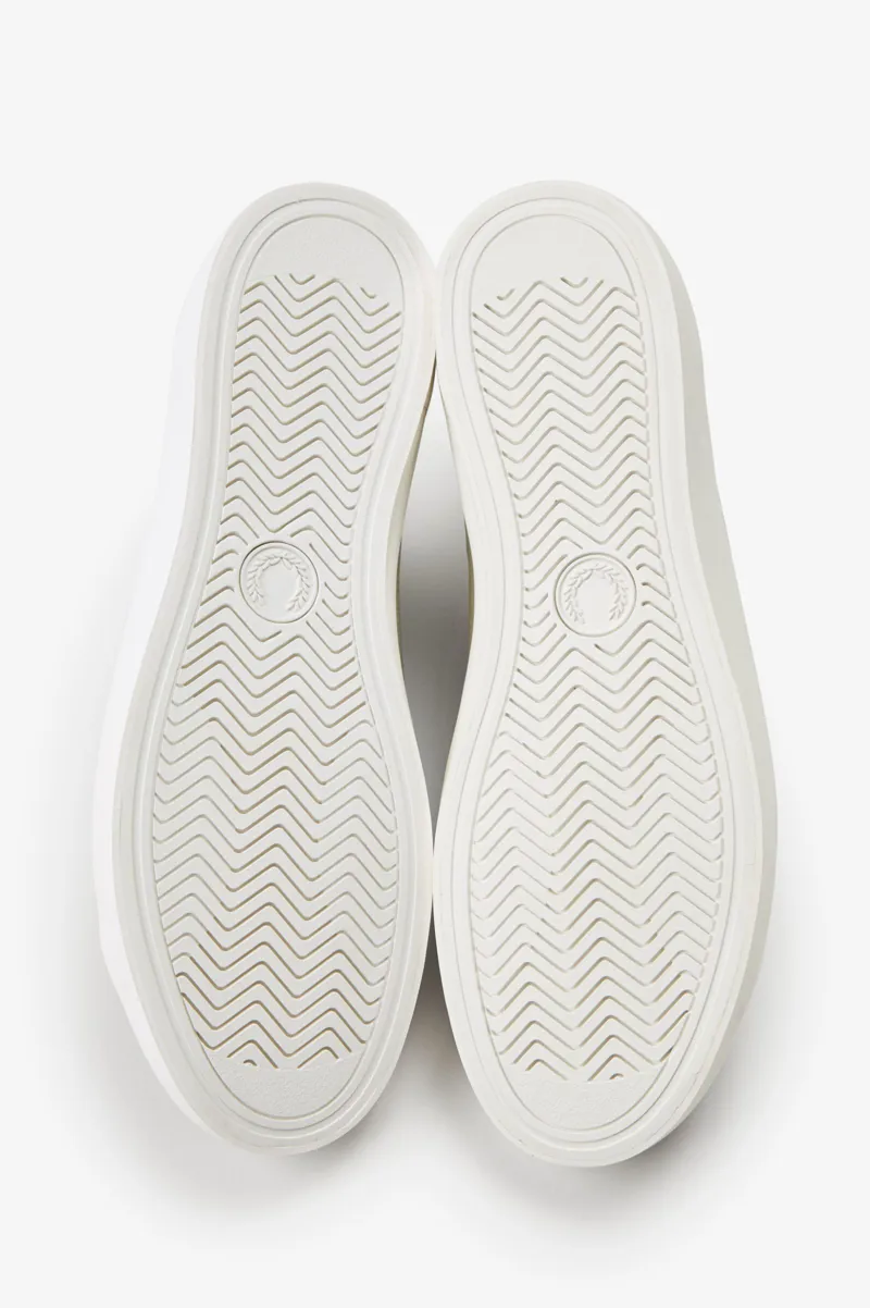 Fred Perry Baseline Trainer Warm Grey / Carrington Brick  SIZE 8 ONLY-4