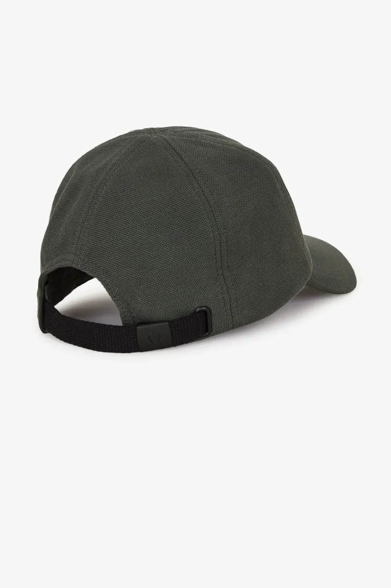 Fred Perry Classic Pique Cap Field Green-1