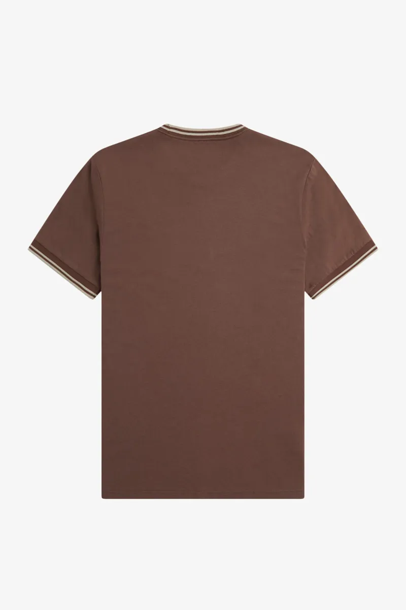 Fred Perry Twin Tipped T-shirt Carrington Brick-6