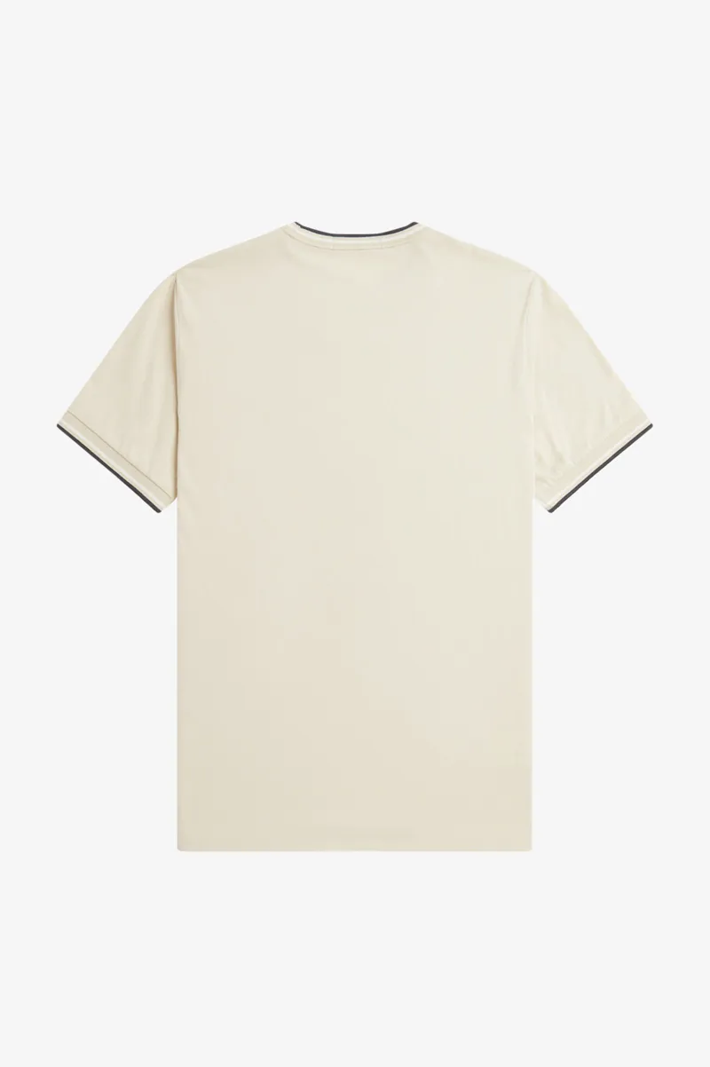 Fred Perry Twin Tipped T-shirt Oatmeal-7