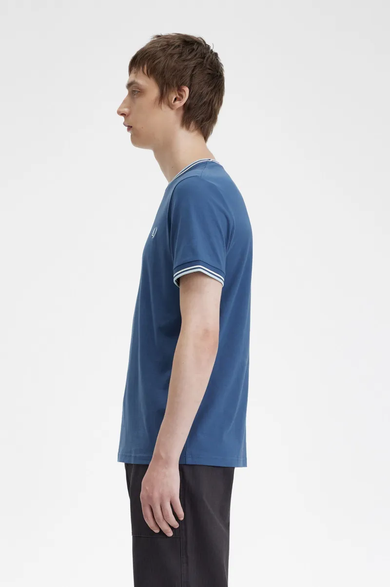 Fred Perry Twin Tipped T-shirt Midnight Blue-2