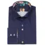 Guide Plain but Not Plain L/S Shirt Navy