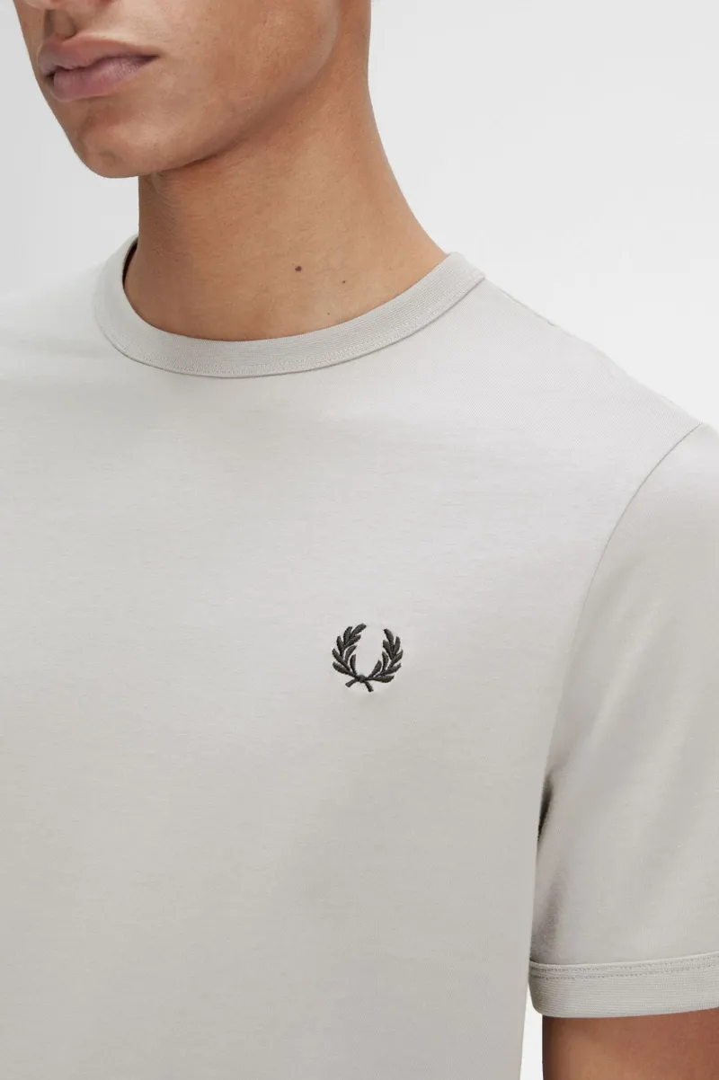 Fred Perry M3519-U84 Ringer T-shirt Grey-1