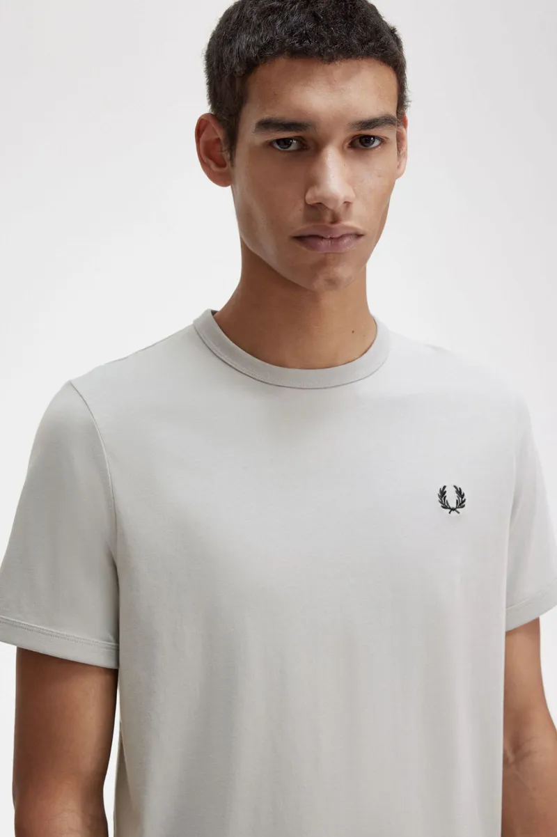 Fred Perry M3519-U84 Ringer T-shirt Grey-4