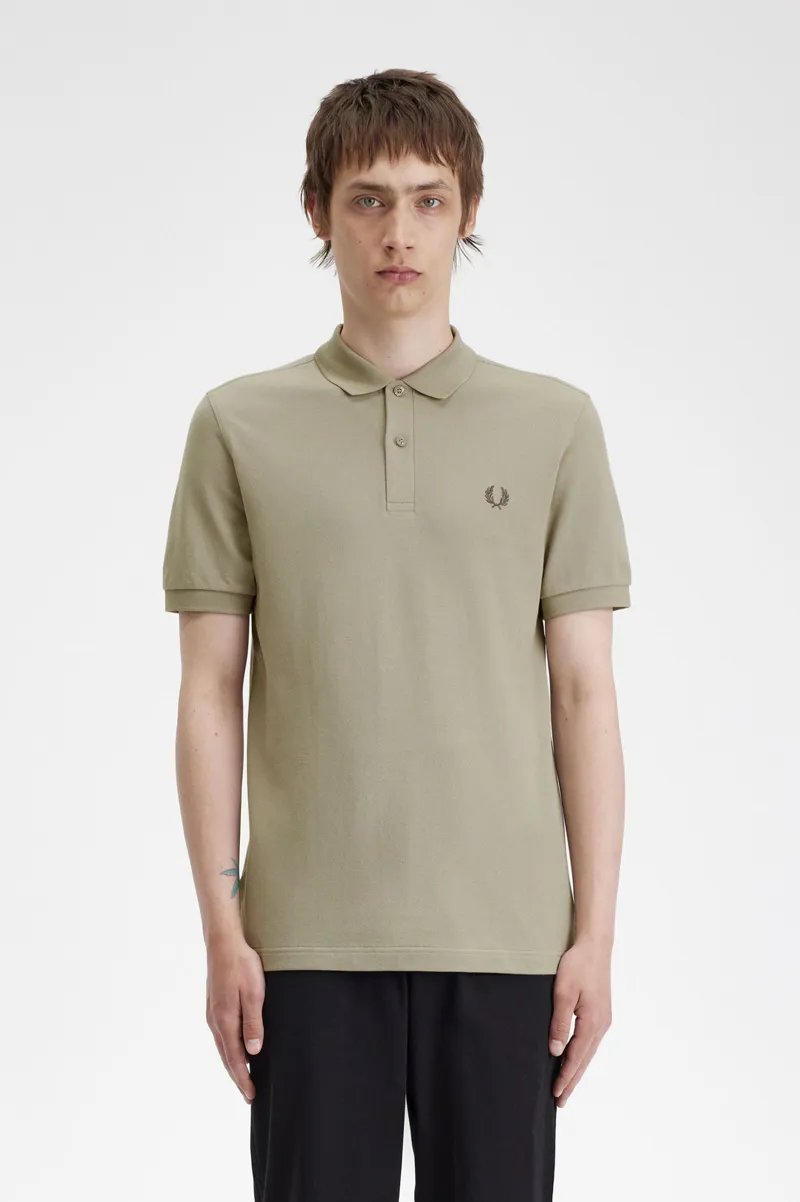 Fred Perry M6000-U84 Polo T-shirt Warm Grey-1