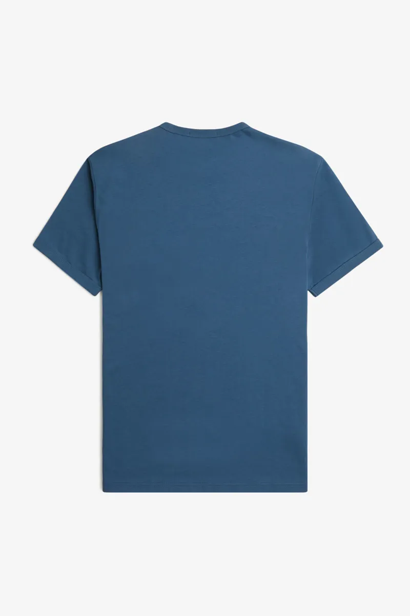 Fred Perry M3519-U85 Ringer T-shirt Midnight Blue-6