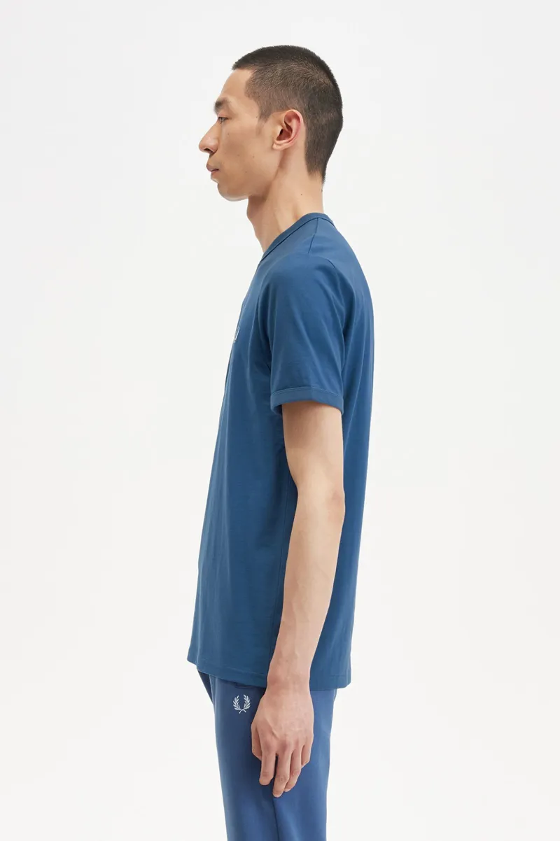 Fred Perry M3519-U85 Ringer T-shirt Midnight Blue-2
