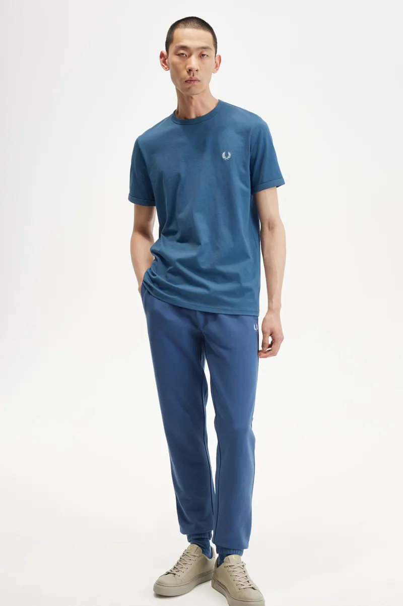 Fred Perry M3519-U85 Ringer T-shirt Midnight Blue-3