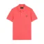 Lyle and Scott Plain Polo T-shirt Electric Pink