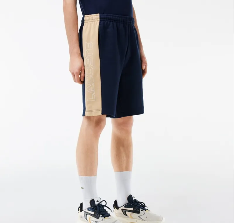 Lacoste Colourblock Jogger Shorts Navy-3