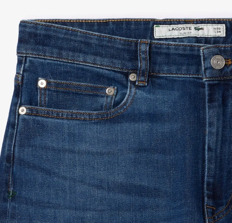 Lacoste Slim Fit Stretch Denim Jean 36/32 ONLY-5