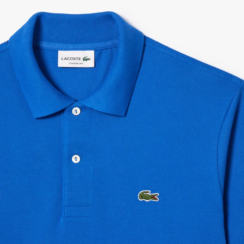 Lacoste Classic Fit Polo T-shirt Saphir Blue-5