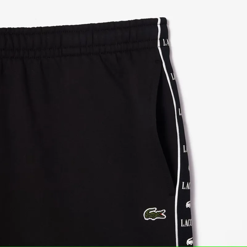 Lacoste Logo Stripe Jogger Shorts Black XXL ONLY-3