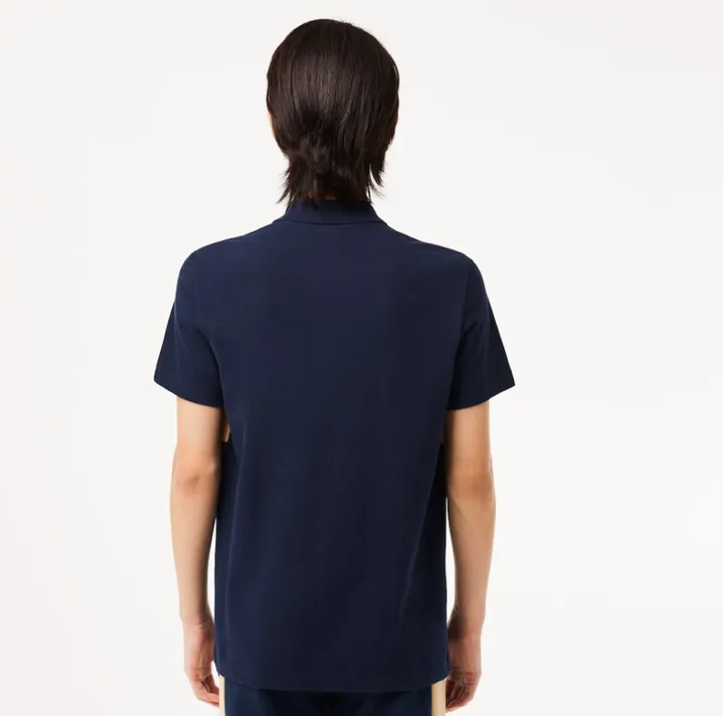 Lacoste Colourblock Polo T Shirt Navy-2