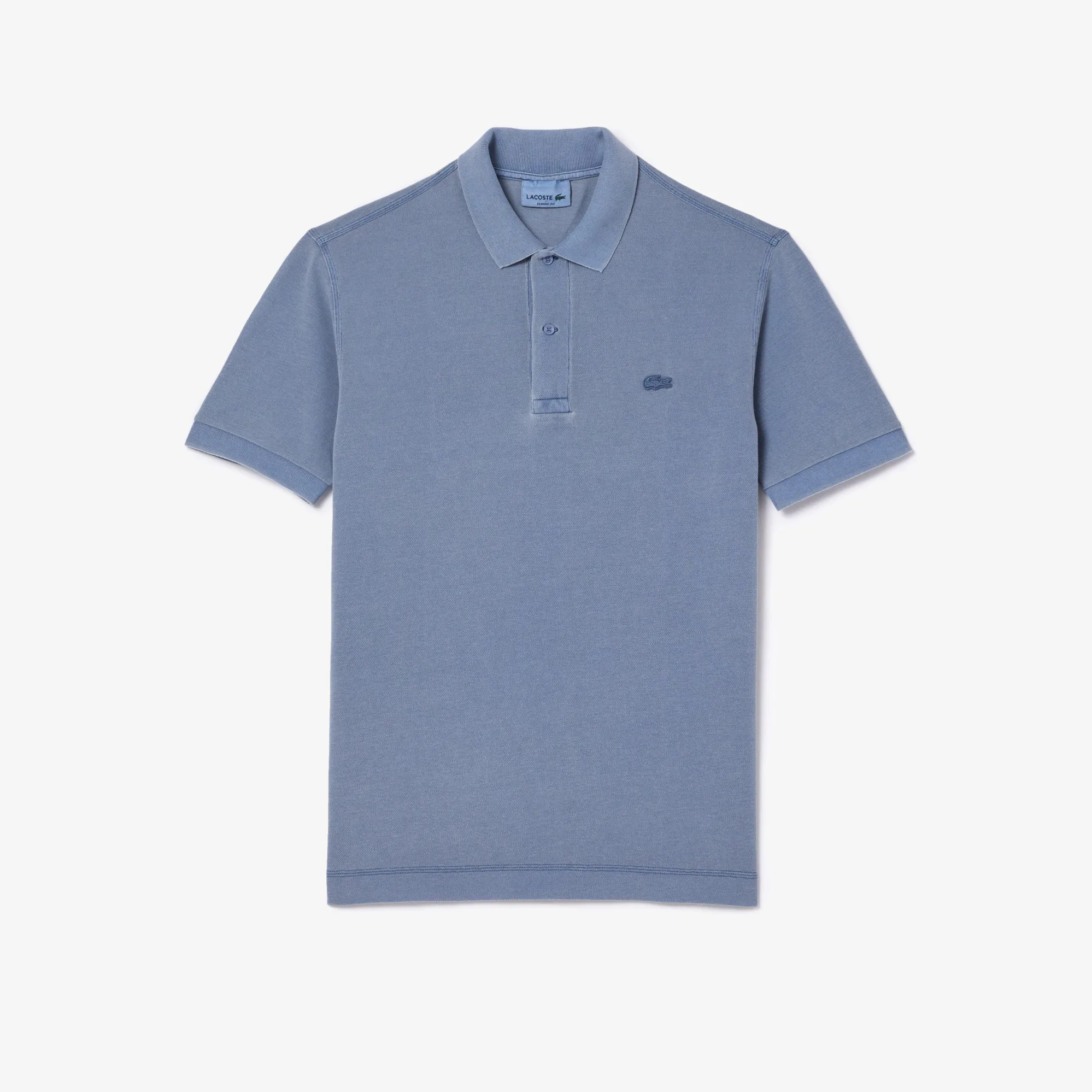 Lacoste PH3450 00 IVM Mens Classic Fit Polo T shirt Washed Sky