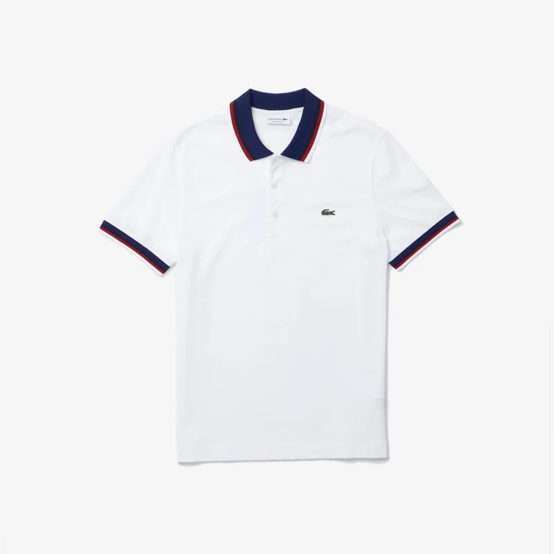 Lacoste Contrast Collar Polo Shirt White XXL ONLY LAST ONE-2