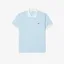 Lacoste Striped Cotton Polo Shirt White / Blue 