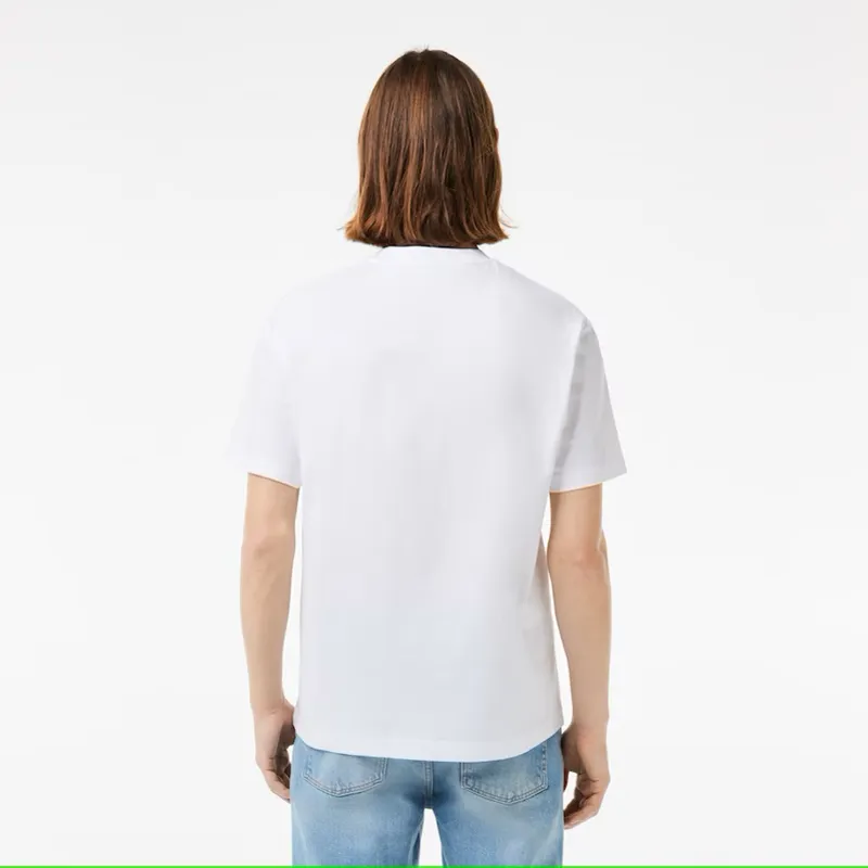 Lacoste Classic Fit Cotton T-Shirt White-2