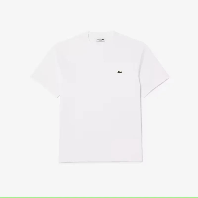 Lacoste Classic Fit Cotton T-Shirt White-3