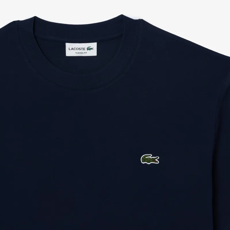 Lacoste Classic Fit Cotton T-Shirt Midnight Blue-1