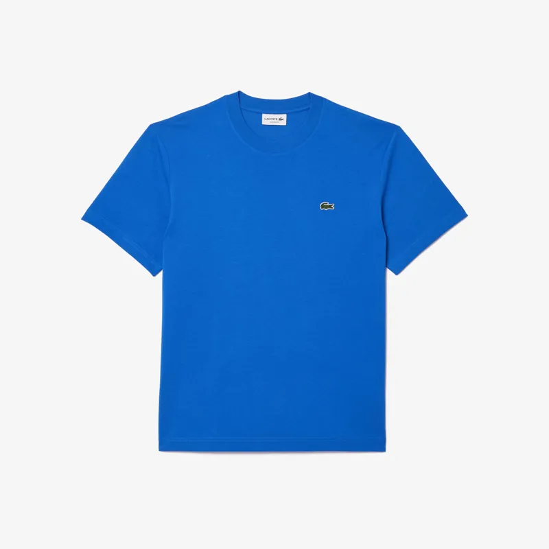 Lacoste Classic Fit Cotton T-Shirt Saphir Blue-3