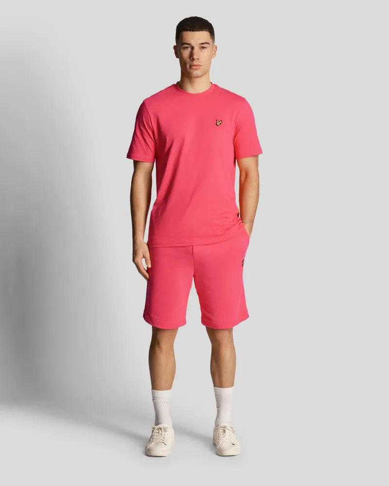Lyle and Scott Sweat Short Electric Pink MEDIUM ONLY LAST PAIR-4