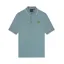 Lyle and Scott Tipped Polo Shirt Slate Blue 