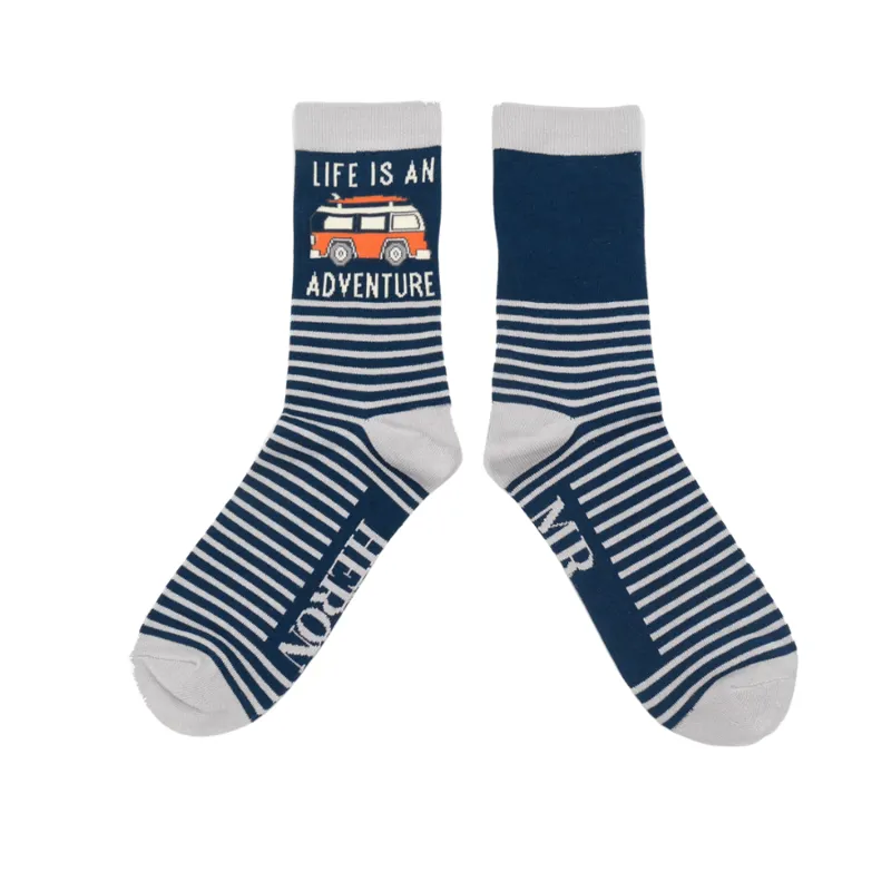 Mr Heron van adventure socks Navy