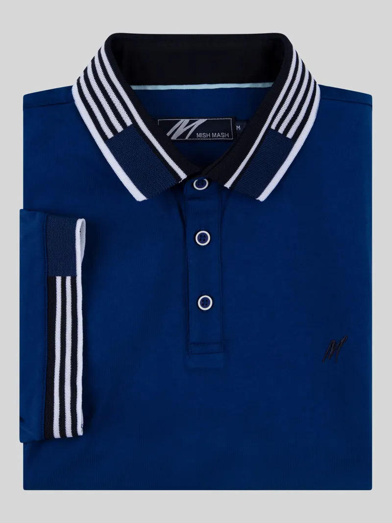 Mish Mash 2961 Oslo Polo T-shirt Royal