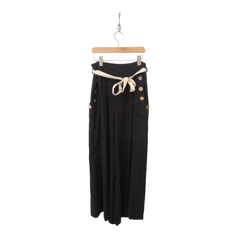 Beau Moda wide leg palazzo trousers Black