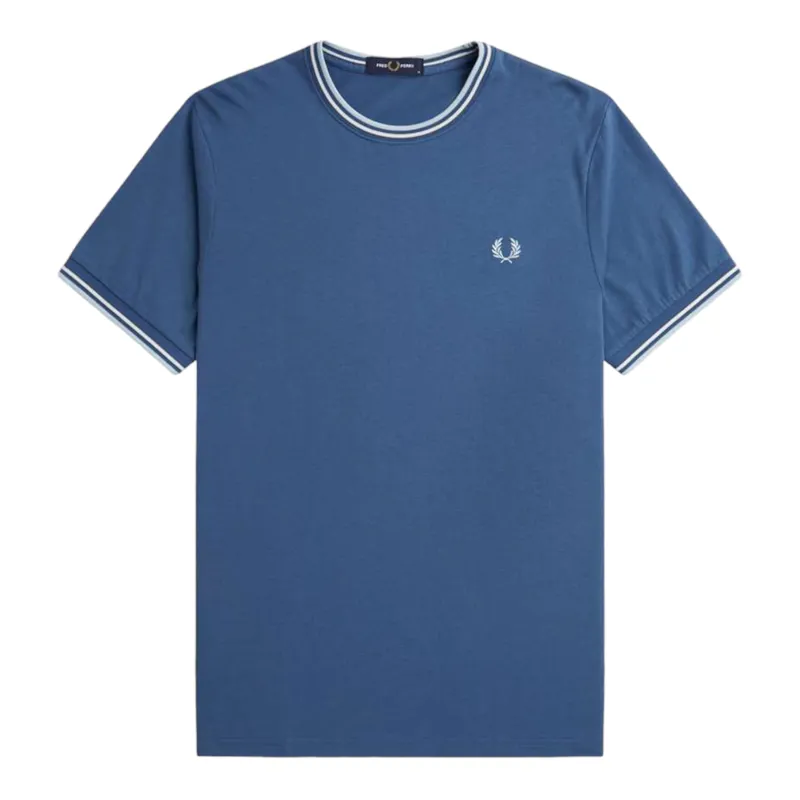 Fred Perry Twin Tipped T-shirt Midnight Blue