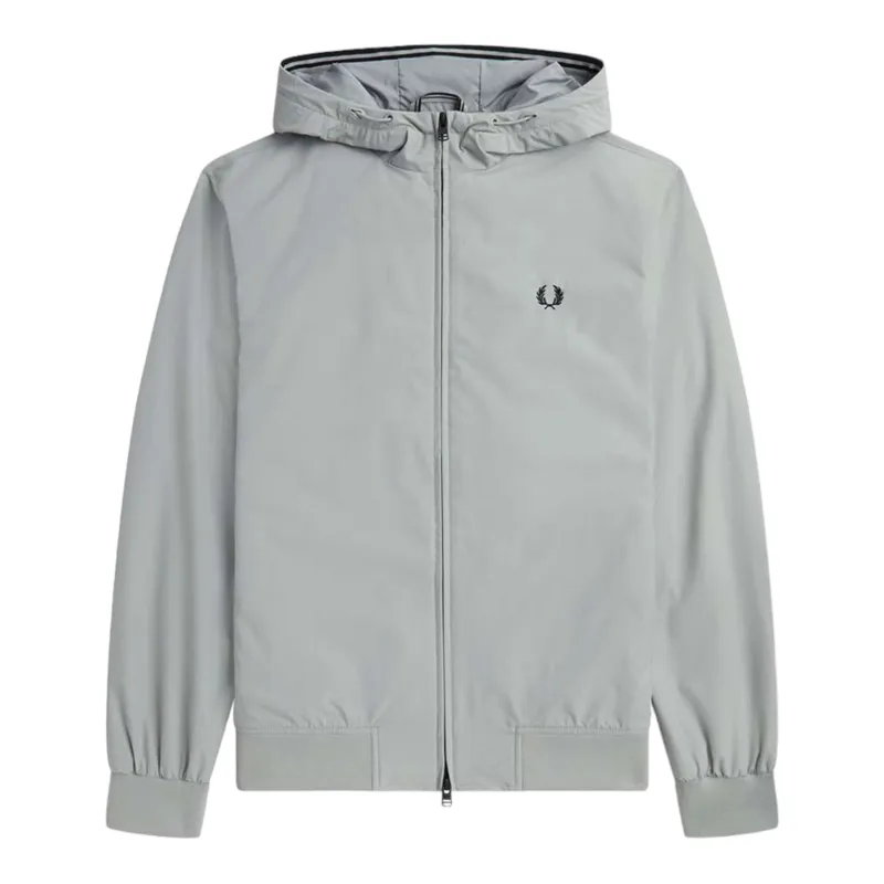 Fred Perry J3541 - 181 MENS Hooded Brentham Jacket Limestone