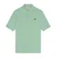 Lyle and Scott Plain Polo T-shirt Turquoise Shadow