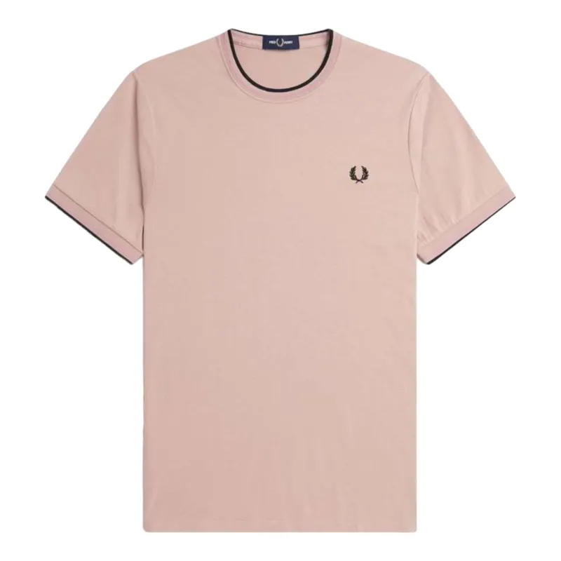 Fred Perry Twin Tipped T-shirt Dark Pink