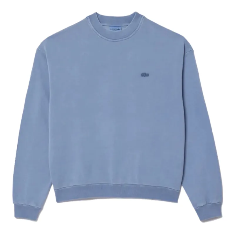 Lacoste Oversized Crew Washed Blue XL ONLY LAST ONE