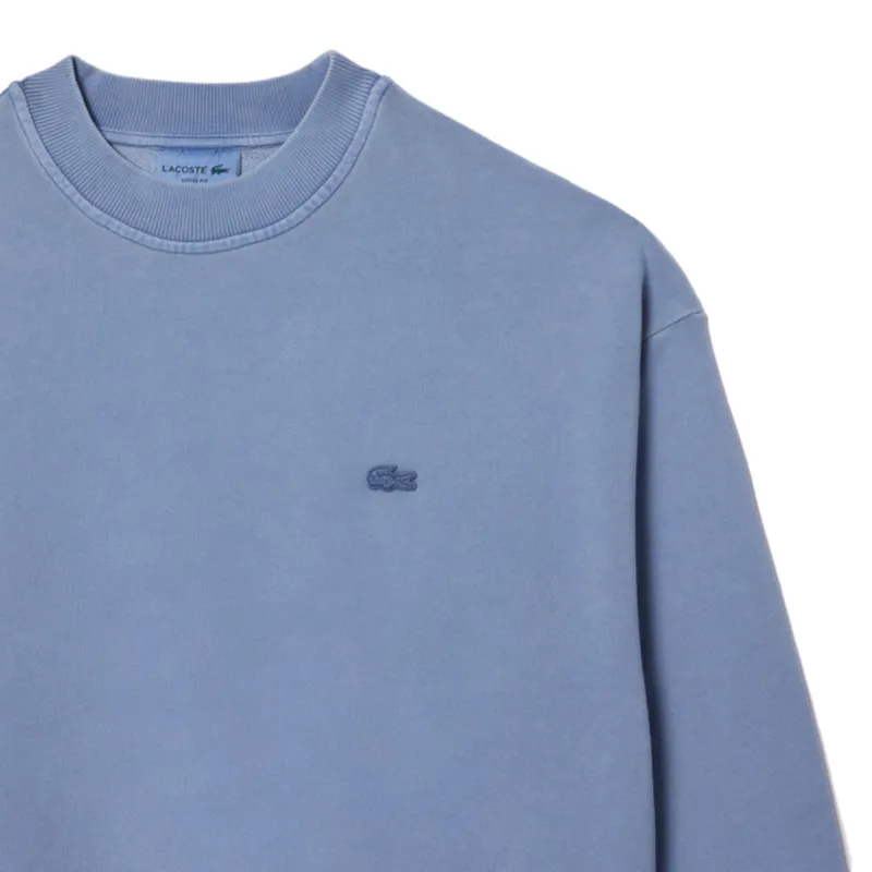 Lacoste Oversized Crew Washed Blue XL ONLY LAST ONE-1