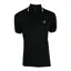 Trojan Twin Tipped Textured Polo Black