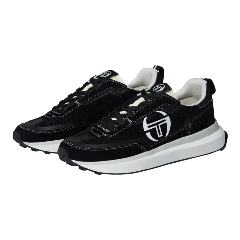 Sergio Tacchini 70'S Racer Trainer Raven Black SIZE 10 ONLY