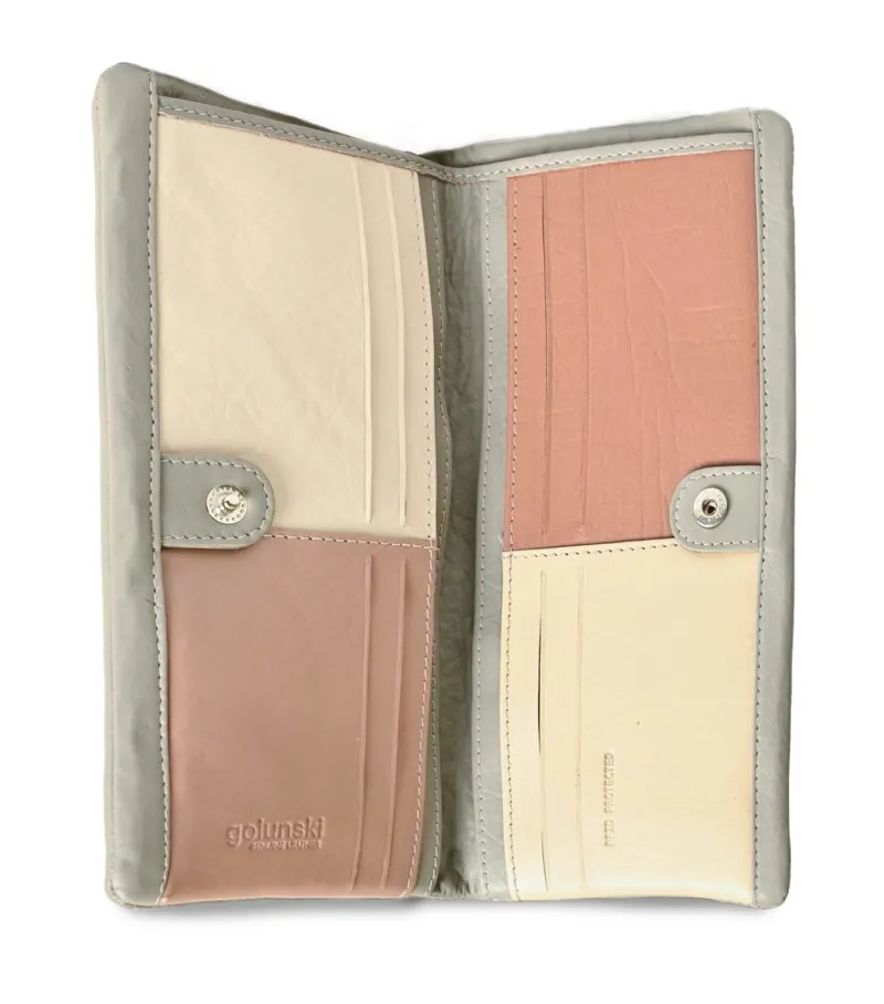 Golunski large butterfly purse Grey-1