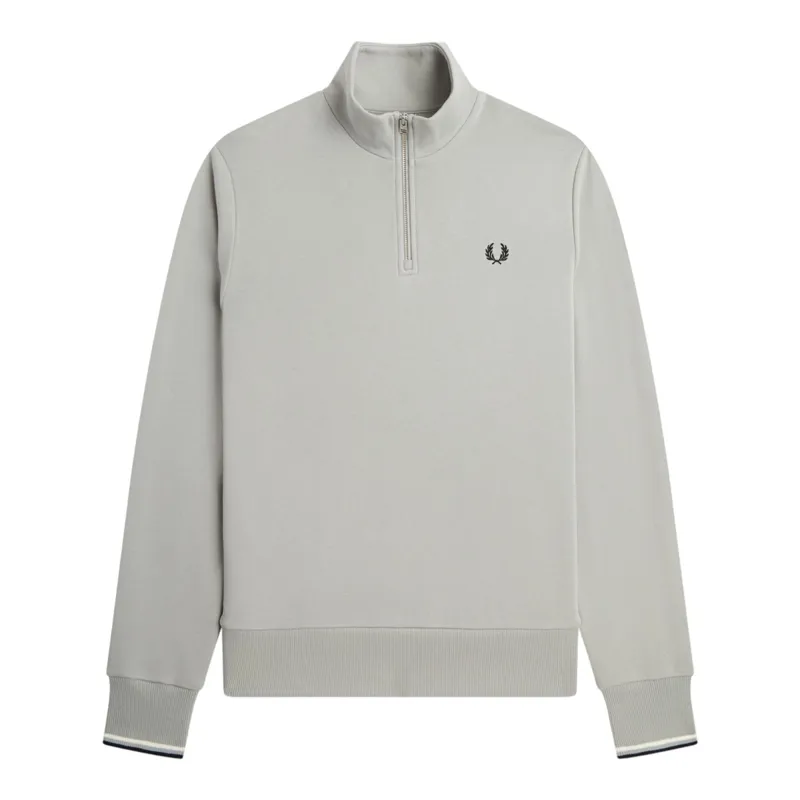 Fred Perry Half Zip Sweatshirt Limestone XXL ONLY 
