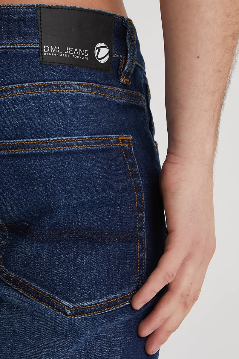 DML Texas Dark Blue Demin Short 38 WAIST ONLY-3