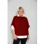 Goose Island cowl neck poncho Wine