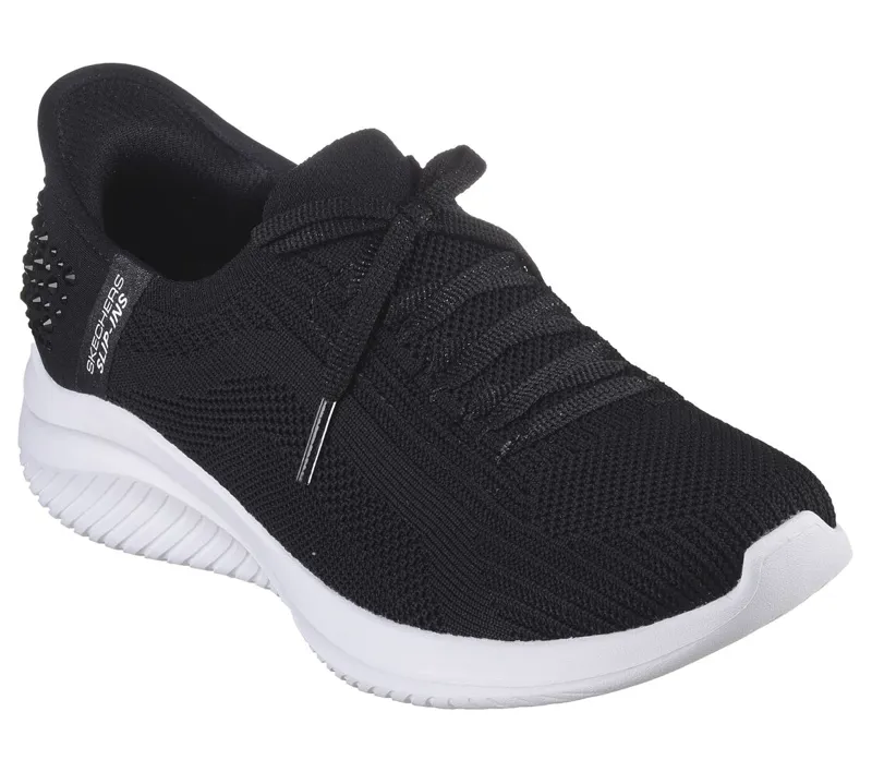Sketchers Slip ins: Ultra Flex 3.0- Shining Glitz Black-4
