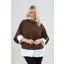 Goose Island rainbow fleck poncho Toffee