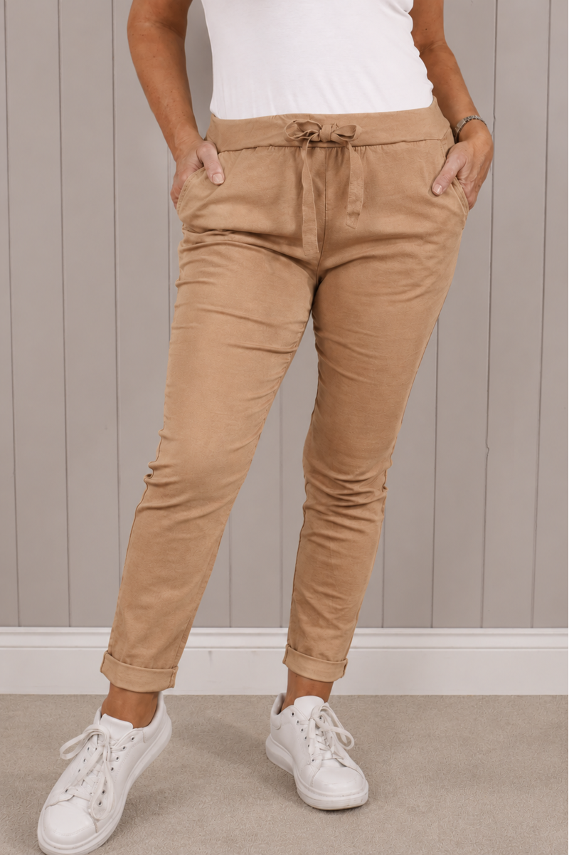 Goose Island magic pants Camel