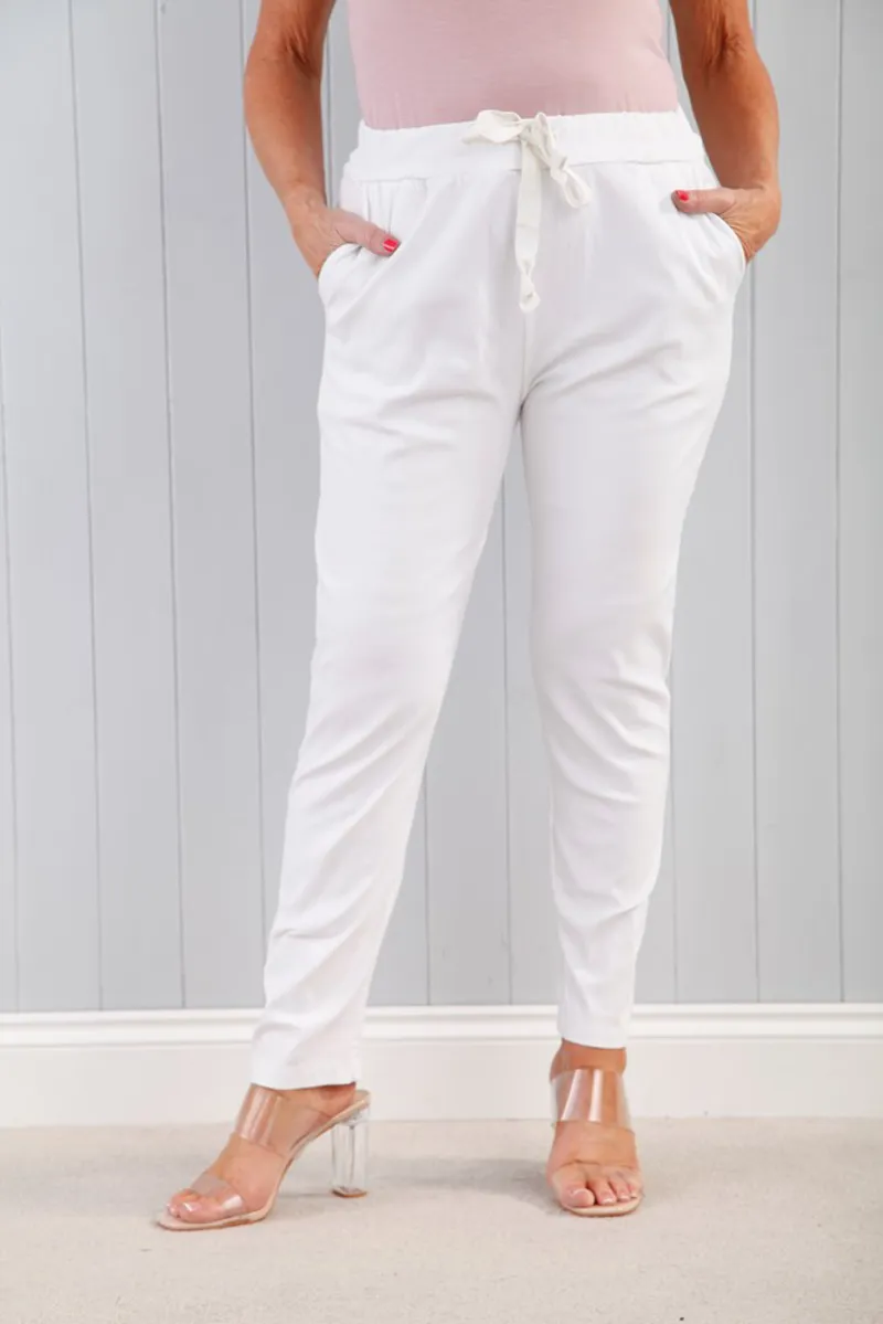 Goose Island magic pants White