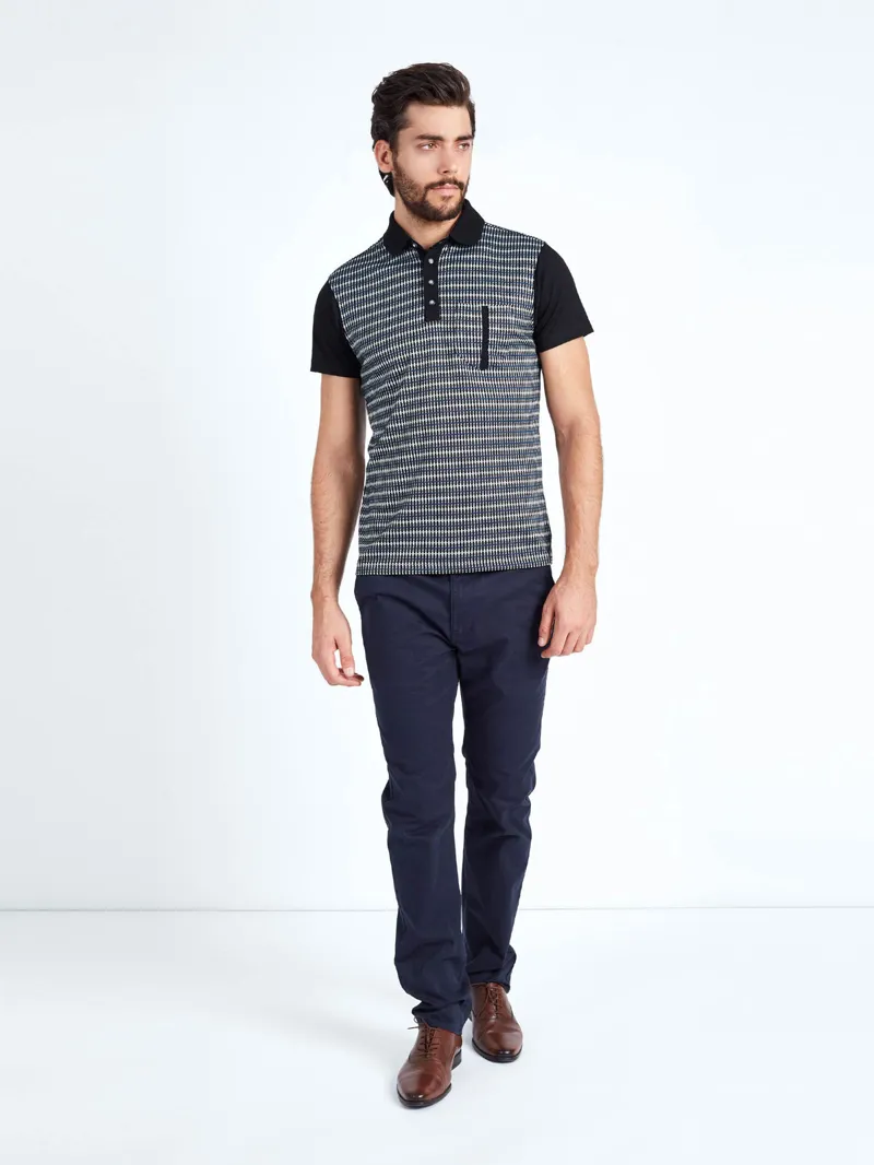 Mish Mash1984 Bromley Tapered Fit Chino Navy-2