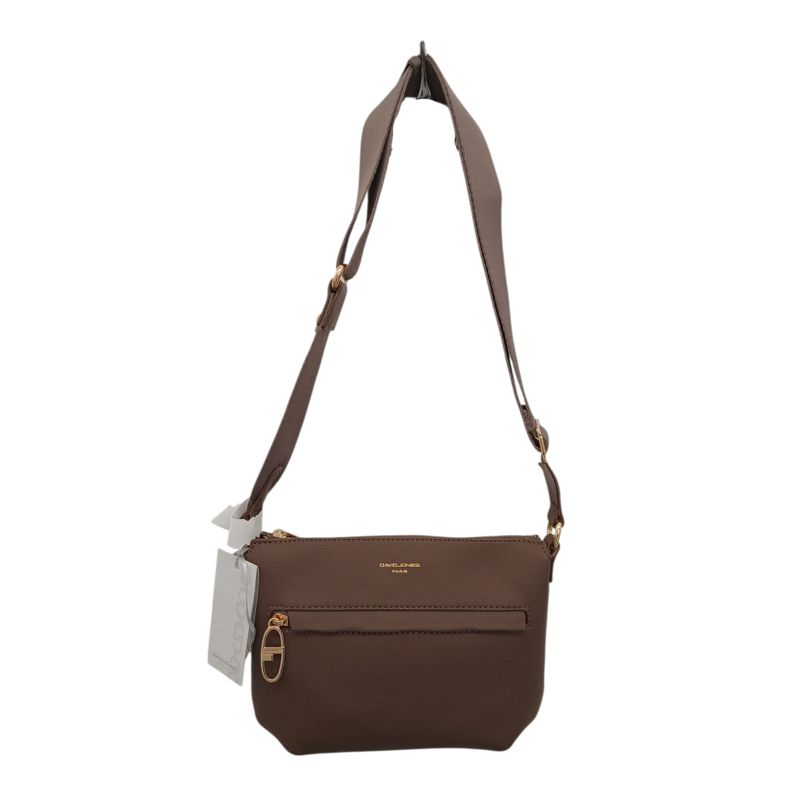 David Jones small bag wide strap Chocolate